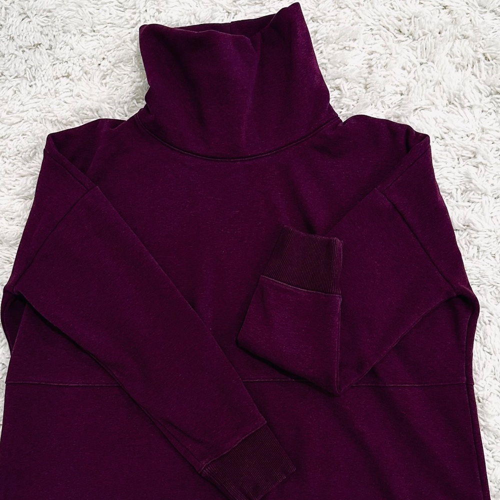 ATHLETA Cozy Karma Pullover Cotton/Poly Fleece